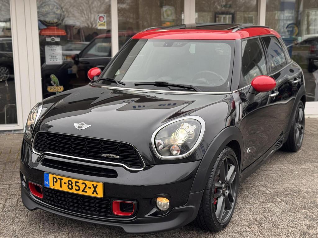 Mini Countryman 1.6 John Cooper Works ALL4,Schuifdak,19"lmv,, Auto's, Euro 5, 1380 kg, Gebruikt, Zwart
