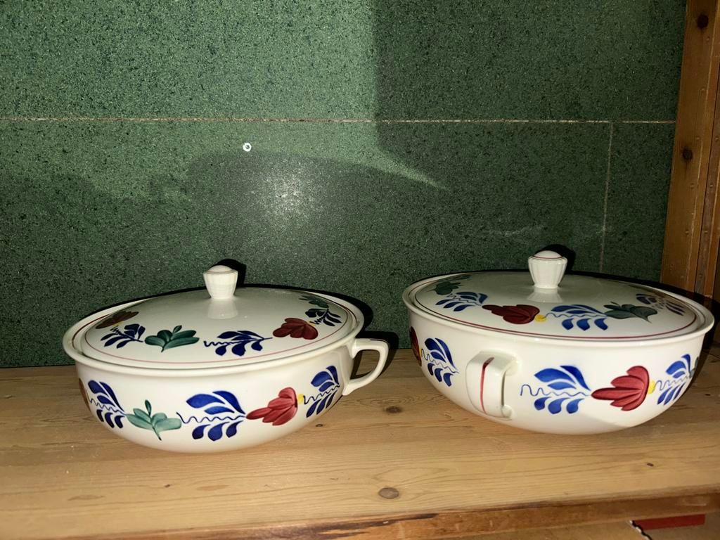 Boerenbond dekschalen - Set van 2, Ophalen of Verzenden