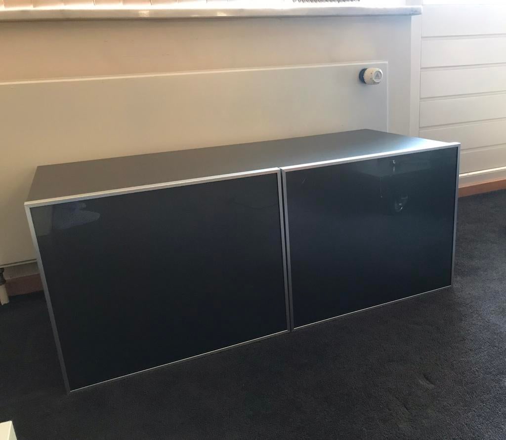 Banzbord zwevend wandmeubel antraciet grijs, Huis en Inrichting, Kasten | Wandmeubels, Ophalen, Minder dan 150 cm, Minder dan 100 cm