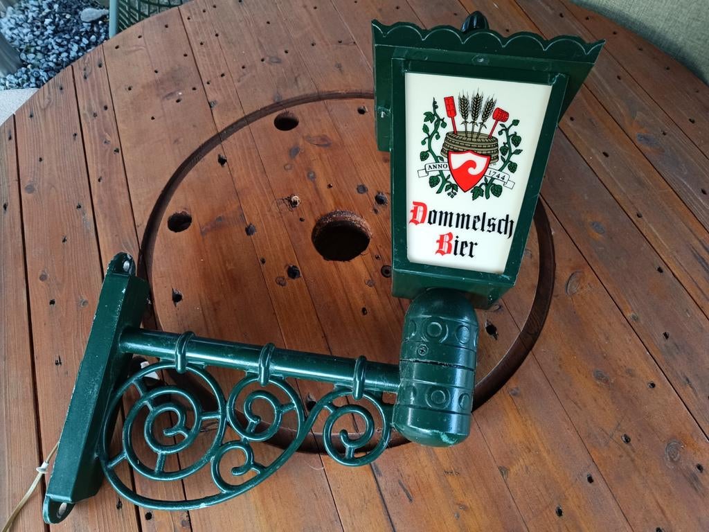 Vintage Dommelsch Bier lichtreclame - Wandlamp, Ophalen