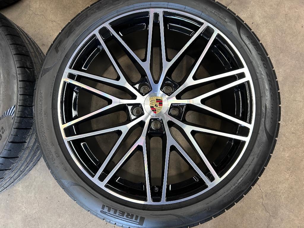 NIEUW 22 inch originele velgen + zomerbanden Porsche Cayenne, 285 mm, Banden en Velgen, Nieuw, Overige maten