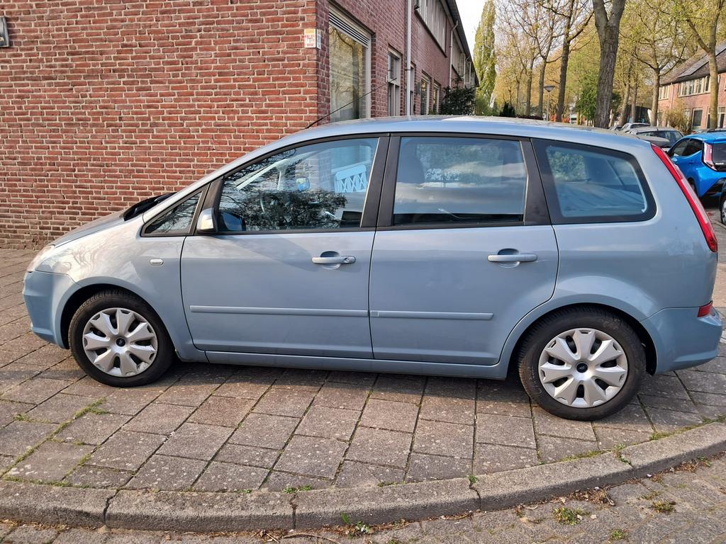 Ford C-Max 1.8 92KW 2007, Auto's, Voorwielaandrijving, 125 pk, Zwart, 4 cilinders