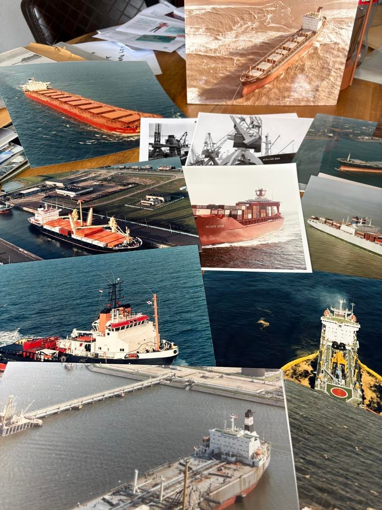 Verzameling scheepsfoto's groot formaat., Verzamelen, Ophalen of Verzenden, Gebruikt, Kaart, Foto of Prent