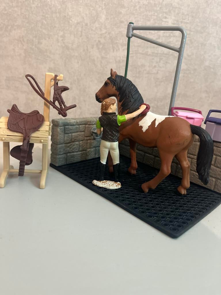 Poetsplaats paard schleich, Ophalen of Verzenden, Zo goed als nieuw, Jongen of Meisje