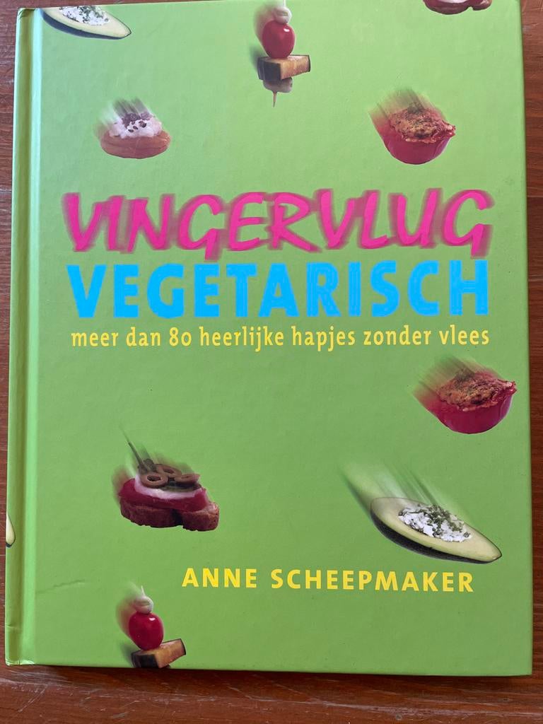 Vingervlug Vegetarisch kookboek, Boeken, Kookboeken, Vegetarisch, Tapas, Hapjes en Dim Sum, Overige gebieden, Ophalen