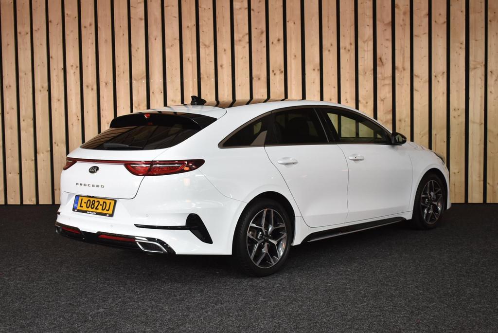 Kia ProCeed 1.0 T-GDI GT-PlusLine 112dkm 1e eig. Panoramadak, Voorwielaandrijving, Gebruikt, Wit, Origineel Nederlands