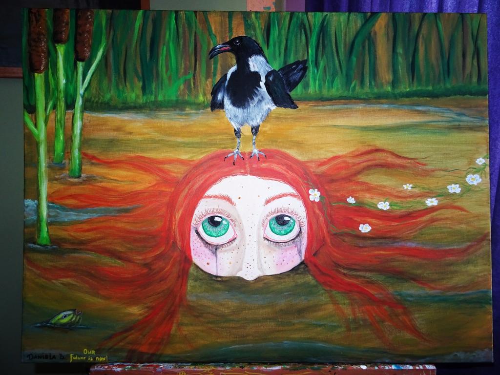 Acryl schilderij, ophalen, Ophalen