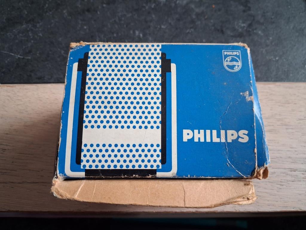 Vintage Philips EL 3782/00 microfoon in originele doos, Muziek en Instrumenten, Microfoons, Ophalen of Verzenden, Gebruikt, Overige typen
