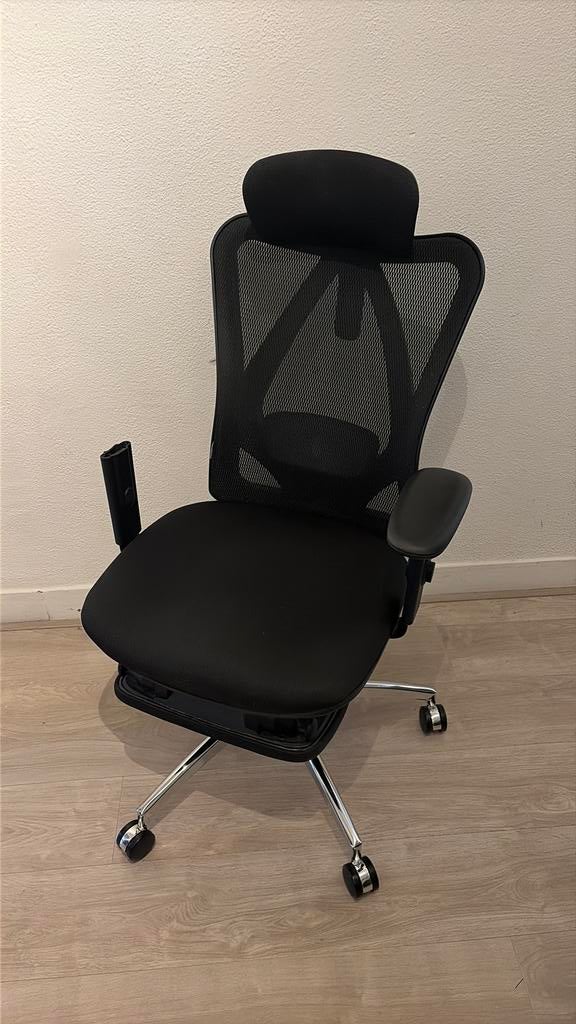 Sihoo japanse bureaustoel, Ophalen, Zo goed als nieuw, Zwart