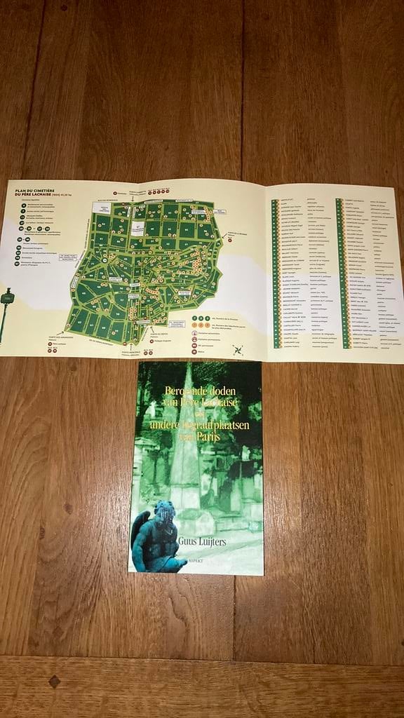 Beroemde doden van Pere Lachaise en andere Parijse begraafpl, Ophalen of Verzenden, Zo goed als nieuw, Guus Luijters