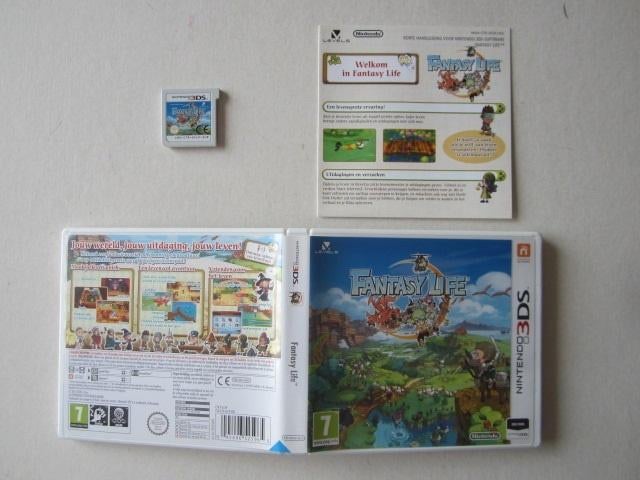 Fantasy Life Nintendo 3DS 3-ds, Spelcomputers en Games, Games | Nintendo 2DS en 3DS, Zo goed als nieuw, Role Playing Game (Rpg)