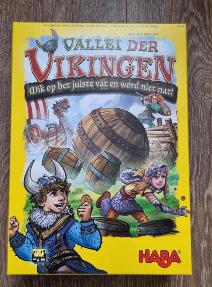 Vallei der Vikingen - Leuk familiespel van HABA, Drie of vier spelers, Ophalen of Verzenden, Zo goed als nieuw
