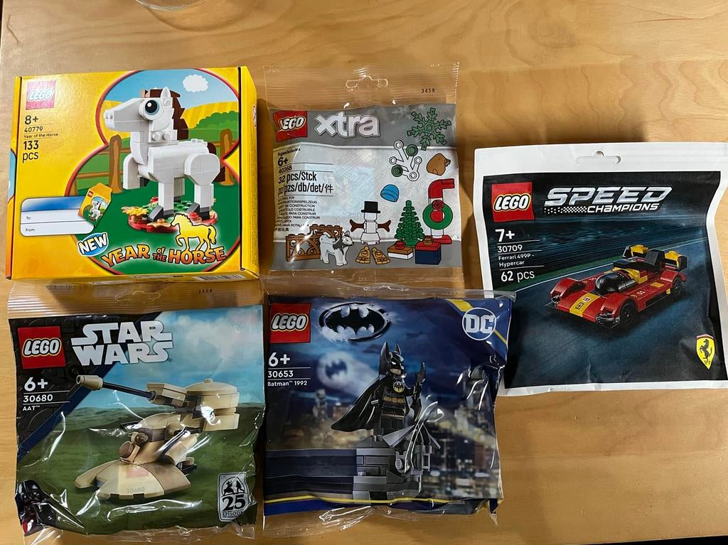 Diverse Lego GWP sets (5 stuks) - Nieuw en ongeopend, Ophalen of Verzenden, Nieuw, Complete set, Lego