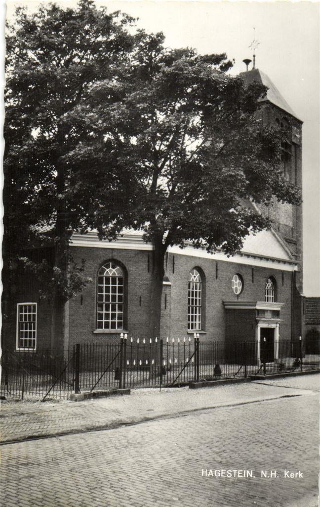 Hagestein, N.H. Kerk - 1965 gelopen, Ophalen of Verzenden, Voor 1920, Gelopen, Noord-Brabant