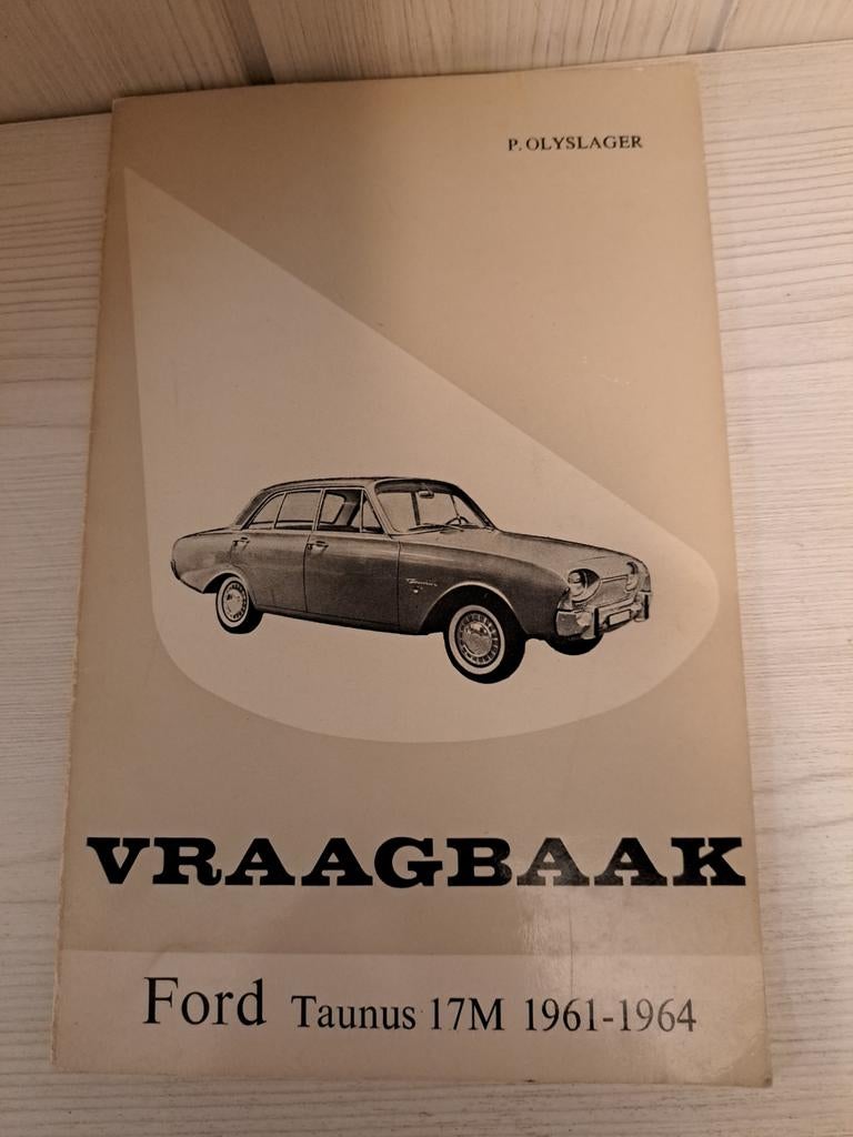 Ford taunus 17 m vraagbaak 1961-1964, Ophalen of Verzenden