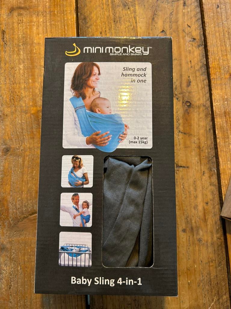 Mini monkey sling draagzak, Ophalen of Verzenden, Zo goed als nieuw, Draagzak, Overige merken