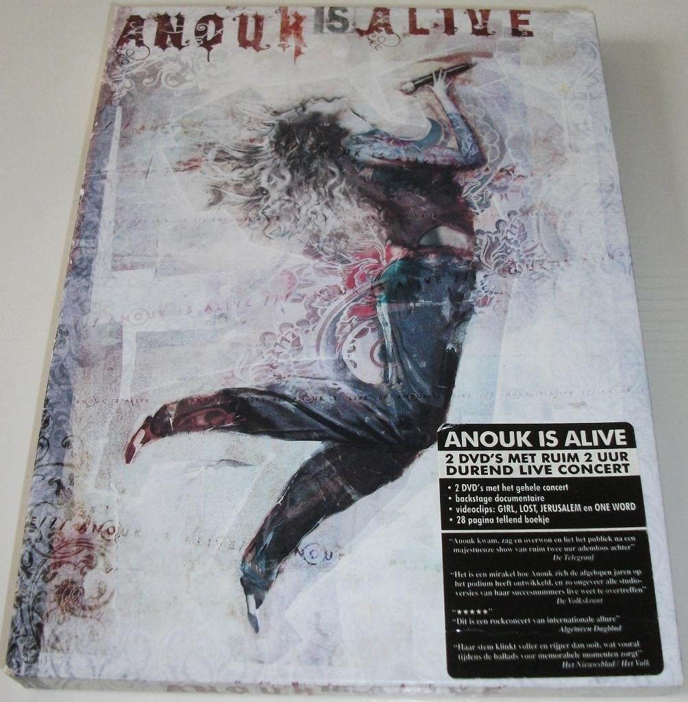 Dvd *** ANOUK *** 2-Disc Boxset Anouk is Alive, Gebruikt, Boxset, Muziek en Concerten, Ophalen of Verzenden