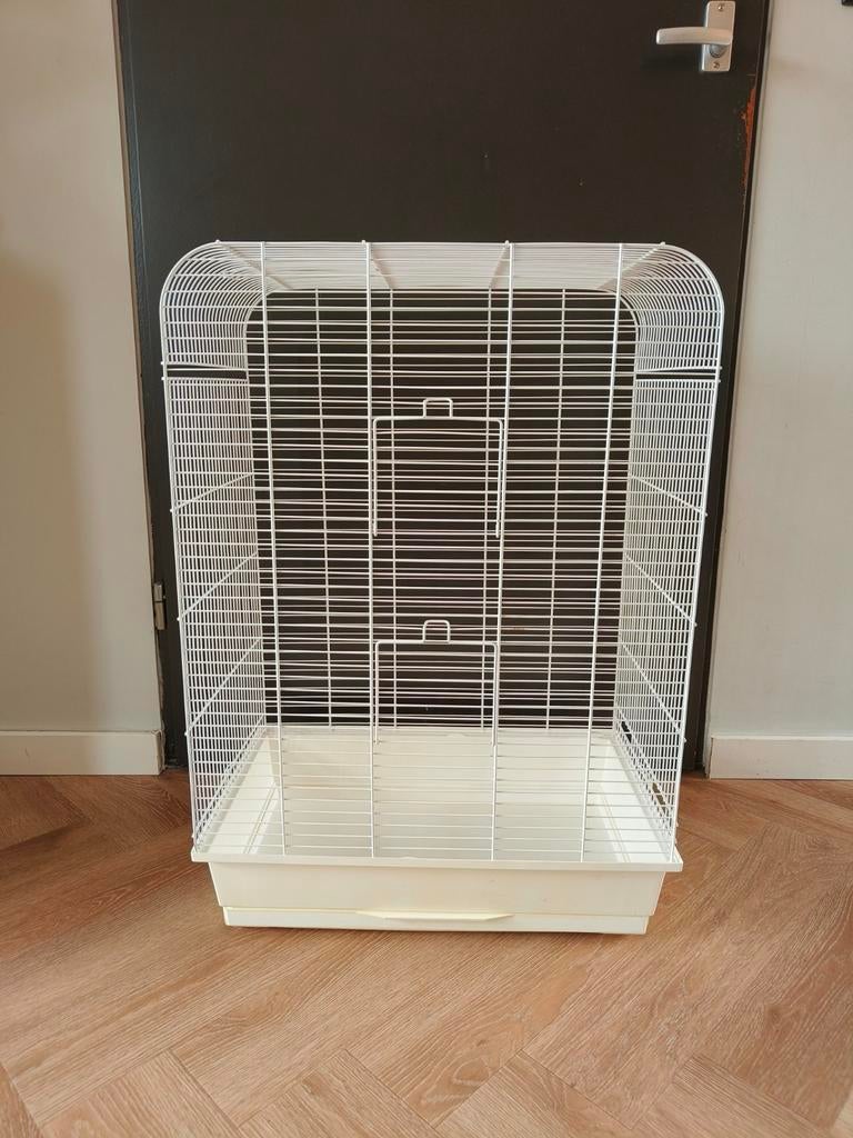 Grote grasparkieten kooi, Ophalen, Zo goed als nieuw, Metaal, Vogelkooi