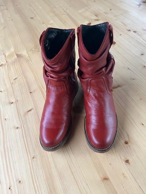 Monshoe leren enkellaarzen maat 38, Verzenden, Lage of Enkellaarzen, Monshoe, Zo goed als nieuw