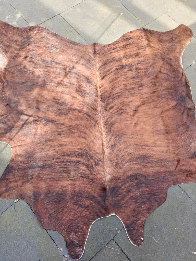 Groot koeienhuid kleed, Huis en Inrichting, Stoffering | Tapijten en Kleden, Ophalen, Bruin, Koeienhuid, 150 tot 200 cm