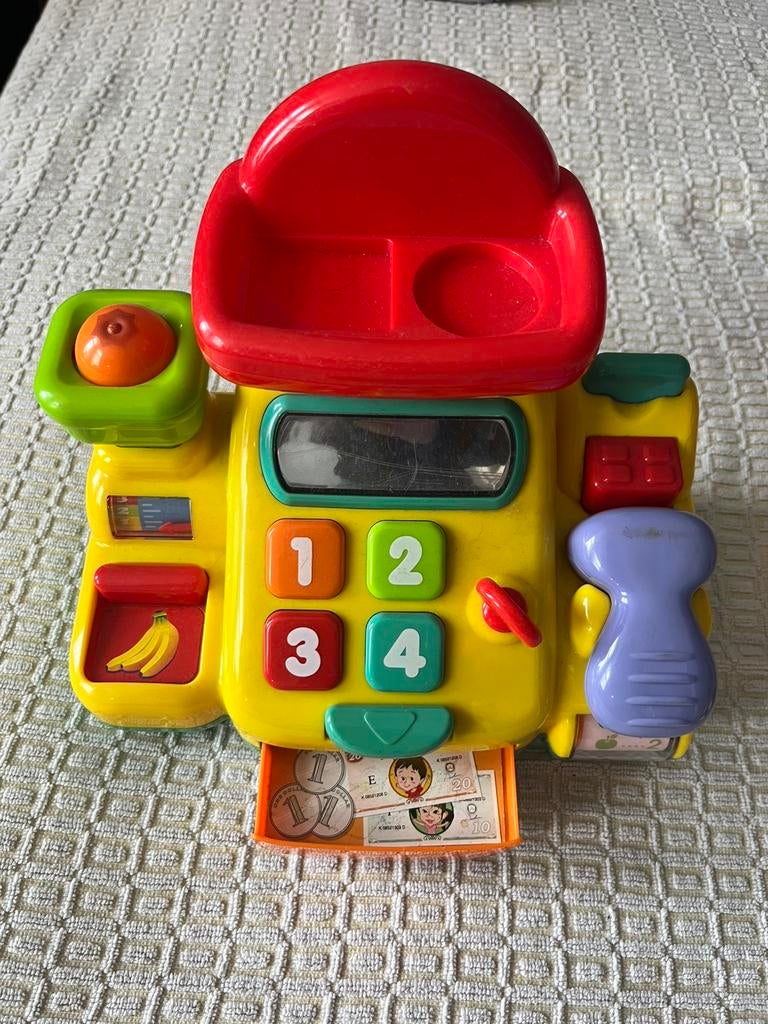 Kassa, boodschappen, winkelmandje, geld, pizza, Ophalen of Verzenden, Gebruikt, Kunststof