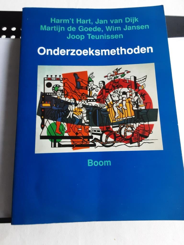 Onderzoeksmethoden - Harm 't Hart, Jan van Dijk, Boeken, Ophalen of Verzenden, Alpha, Nieuw, HBO