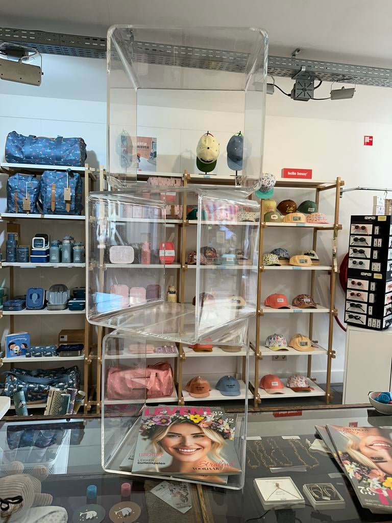 3 stuks Plexiglas Presentatie Kubus 30x30x30 cm, Ophalen of Verzenden