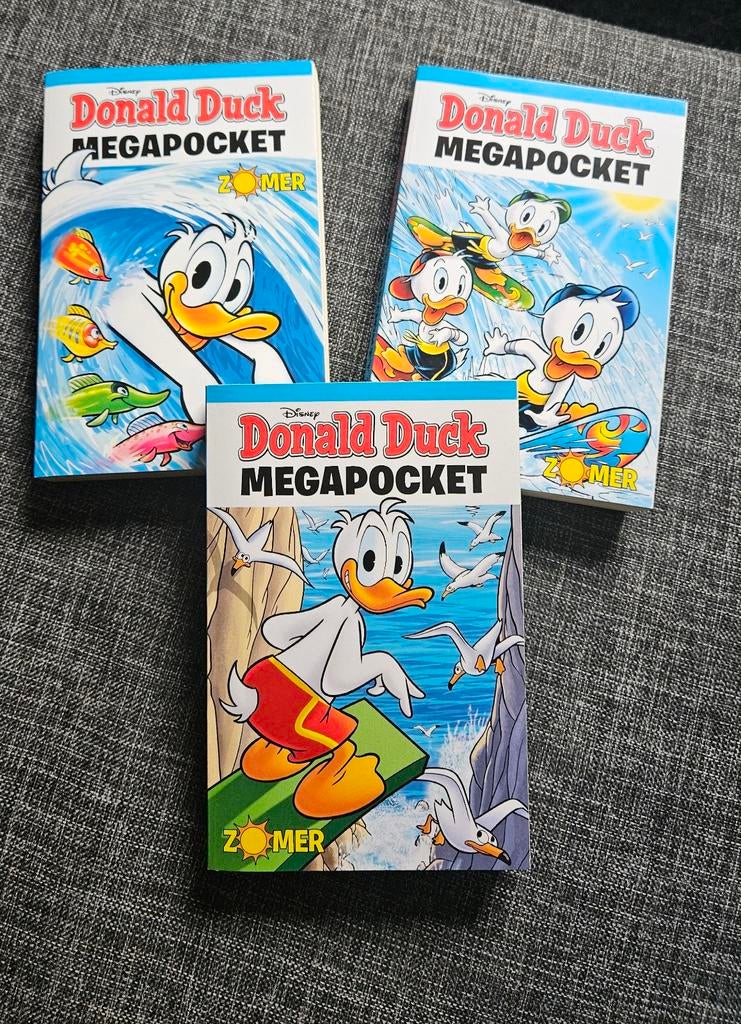 Drie Donald Duck megapockets, Meerdere comics, Ophalen of Verzenden, Zo goed als nieuw, Europa