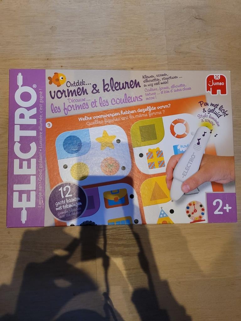 Jumbo Electro Vormen en Kleuren 2+ jaar, Kinderen en Baby's, Speelgoed | Educatief en Creatief, Ophalen, Zo goed als nieuw, Elektronica