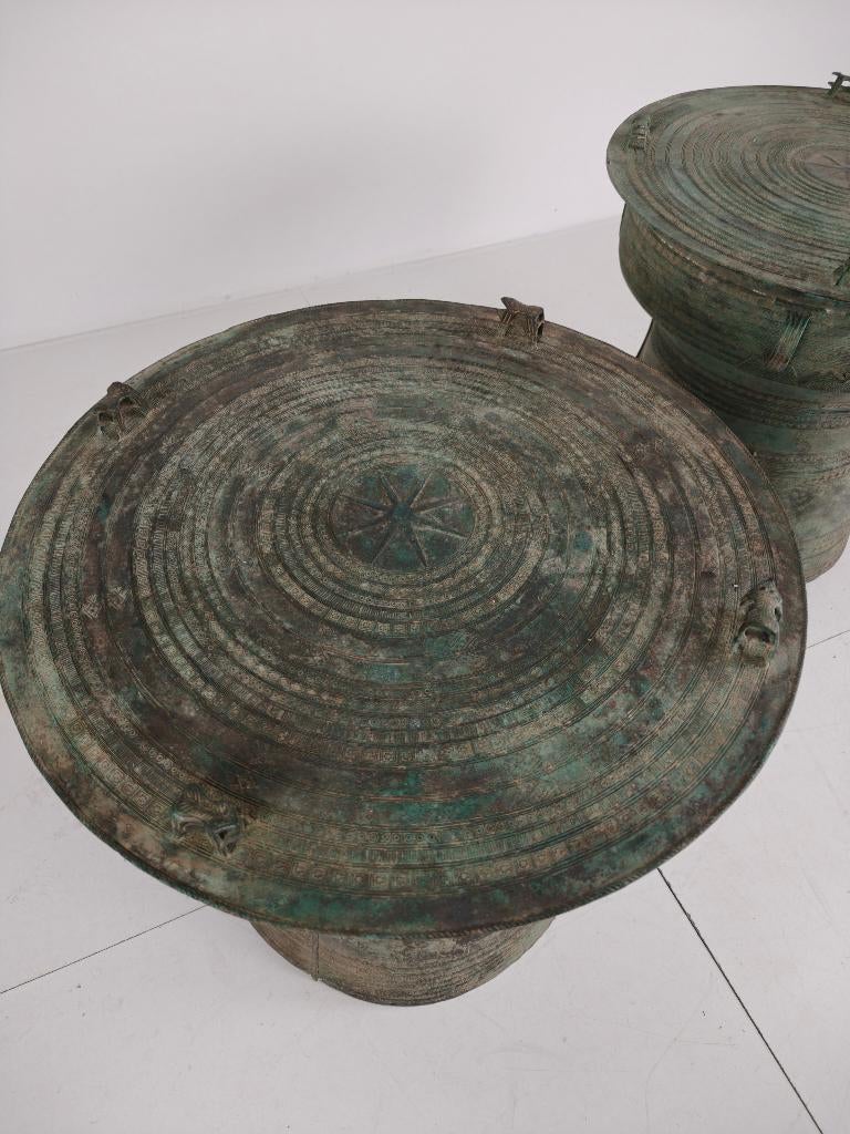 Grote Zuidoost-Aziatische bronzen regendrum (los te koop), Ophalen of Verzenden