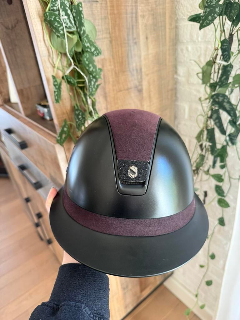 Samshield cap M swarovski, Dieren en Toebehoren, Paardrijkleding, Ophalen of Verzenden, Zo goed als nieuw, Dressuur, Cap