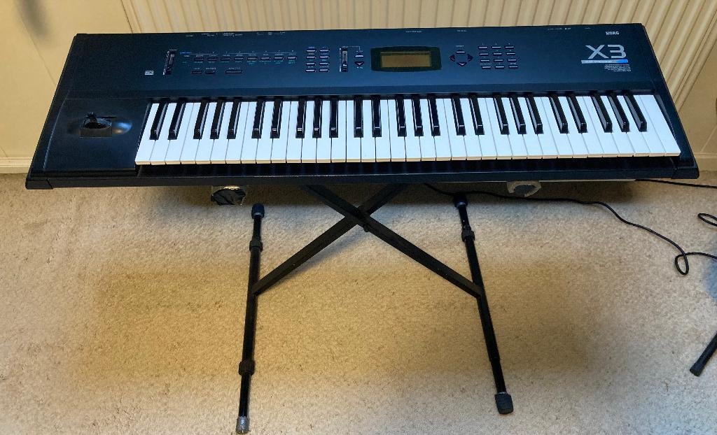 Korg X3 Workstation/Synthesizer, Ophalen, Korg, Met koffer of flightcase, 61 toetsen