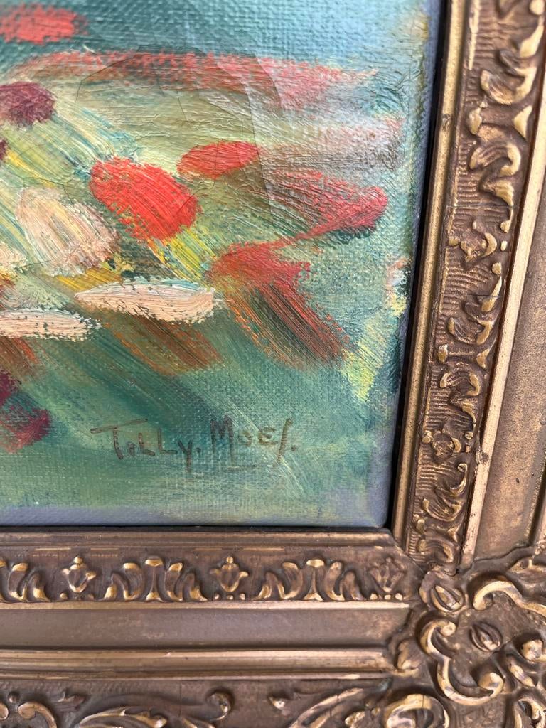 Schilderij Tilly Moes, olieverf op doek, Antiek en Kunst, Kunst | Schilderijen | Klassiek, Ophalen of Verzenden