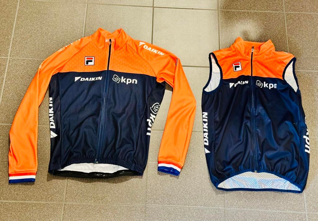 Wielrenkleding wielrenjasje windstopper windvanger 40 Fila, Ophalen of Verzenden, Zo goed als nieuw, L, Dames