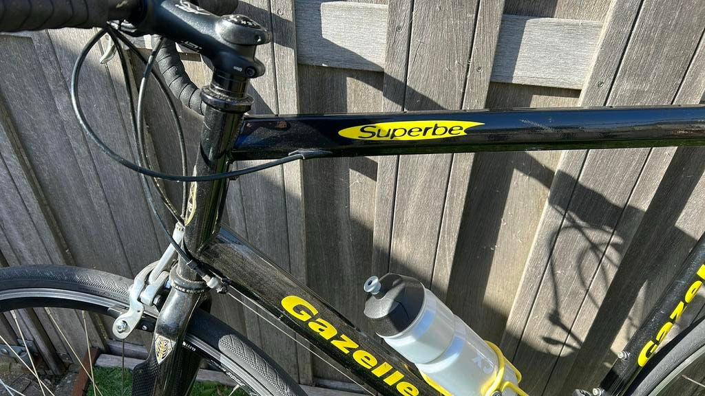Gazelle racefiets met Reynolds 853 frame, Ophalen, Staal, Zo goed als nieuw, Meer dan 20 versnellingen
