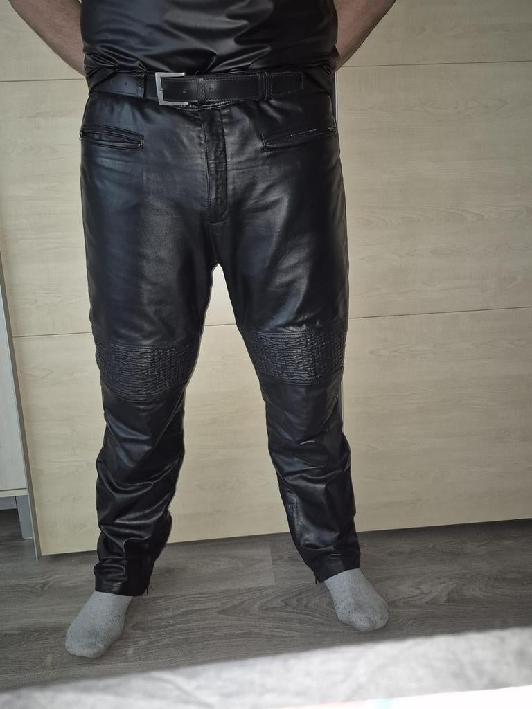 Leren heren broek motorbroek, Kleding | Heren, Broeken en Pantalons, Ophalen of Verzenden, Zo goed als nieuw, Maat 56/58 (XL)