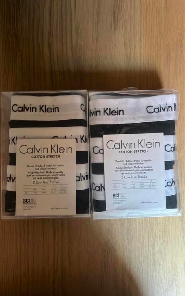 2x 3-pack Calvin Klein Low Rise Trunks - Maat S, Kleding | Heren, Ondergoed, Ophalen of Verzenden, Zwart, Boxer