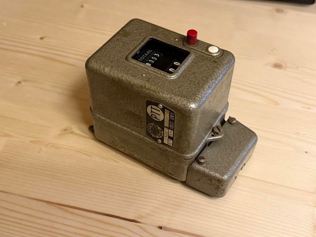 PTT Tikken-teller uit 1968, Ophalen of Verzenden