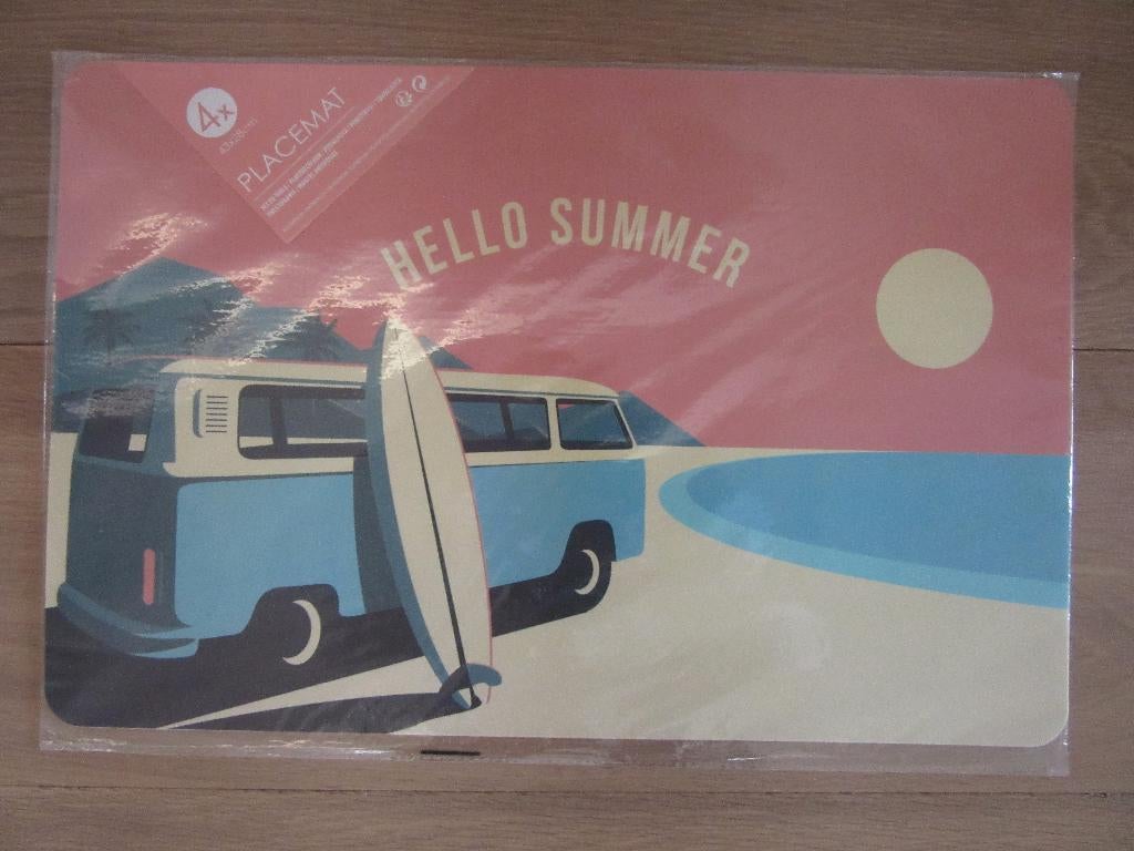 Placemats 4 stuks NIEUW in verpakking, Ophalen of Verzenden, Nieuw