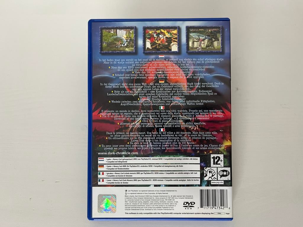 Dark Chronicle PlayStation 2, Gebruikt, T, Ophalen of Verzenden, Role Playing Game (Rpg)