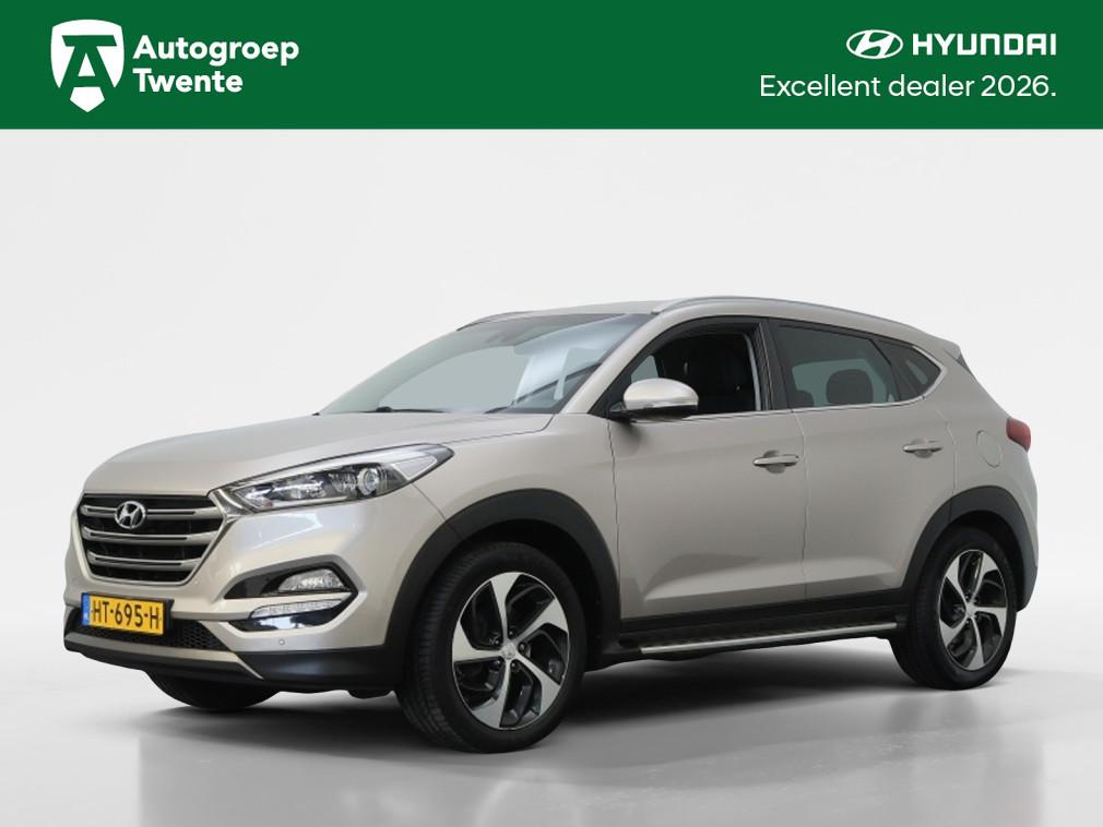 Hyundai Tucson 1.6 GDi Comfort | Trekhaak | Navigatie | Stoe, Keurmerk '100% Onderhouden', 12 maanden, Stof, Gebruikt
