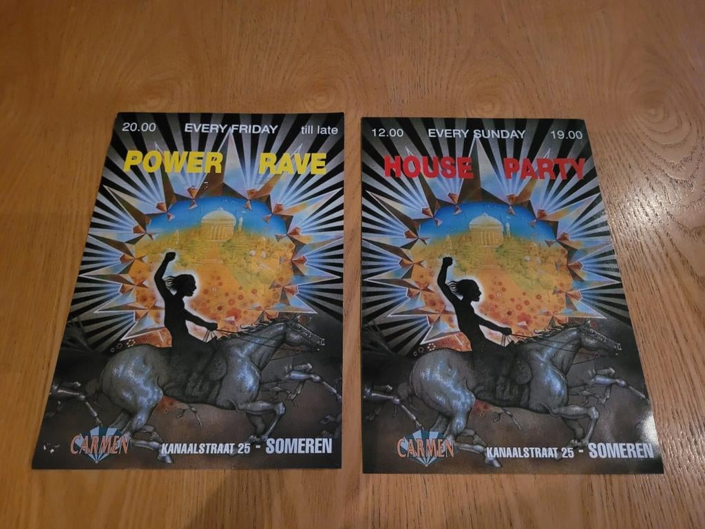 Carmen flyers ( hardcore gabber thunderdome ), Ophalen of Verzenden
