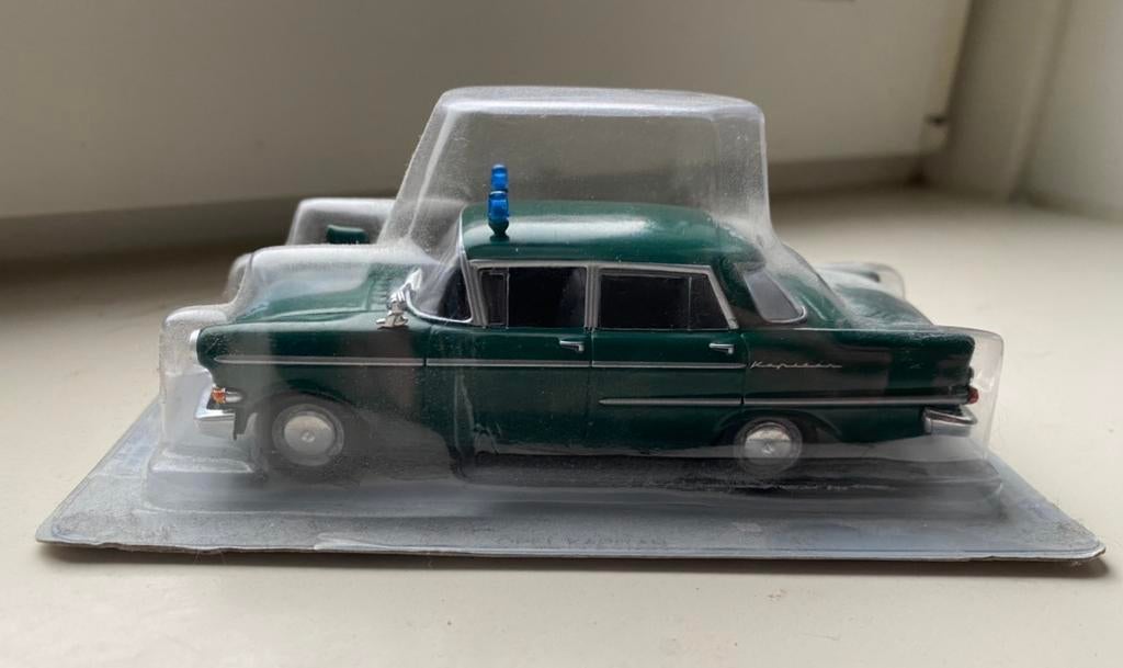 Opel Kapitän Polizei, Hobby en Vrije tijd, Modelauto's | 1:43, Ophalen of Verzenden, Nieuw, Auto, Overige merken