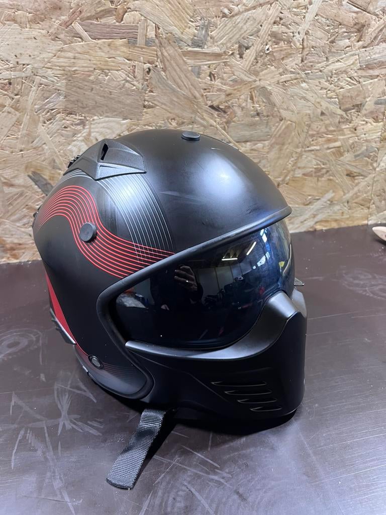 Brommer helm L, -, -, Ophalen of Verzenden, Zo goed als nieuw