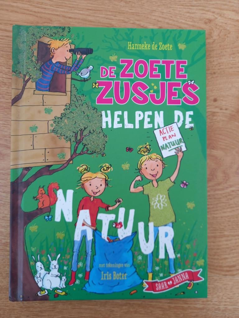 Hanneke de Zoete - De Zoete Zusjes helpen de natuur, Boeken, Ophalen, Fictie algemeen, Zo goed als nieuw, Hanneke de Zoete