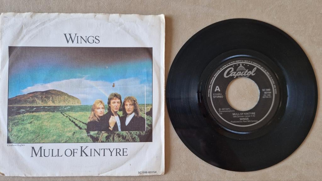 Wings - Mull of Kintyre / Girls School (Single), Gebruikt, 7 inch, Single, Ophalen of Verzenden