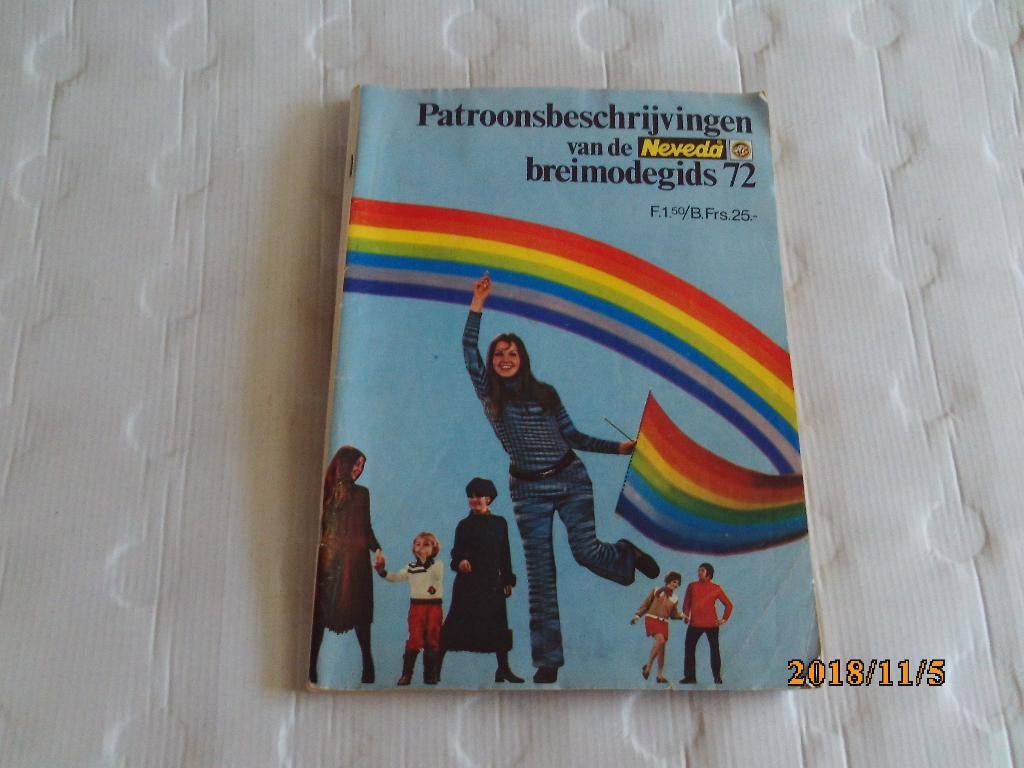 patroonbeschrijvingen voor neveda breimodegids 1972 + 1976, Hobby en Vrije tijd, Breien en Haken, Ophalen of Verzenden, Gebruikt