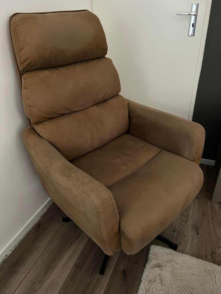 Hele mooie fauteuil, Huis en Inrichting, Fauteuils, Ophalen, 75 tot 100 cm, Zo goed als nieuw, Stof