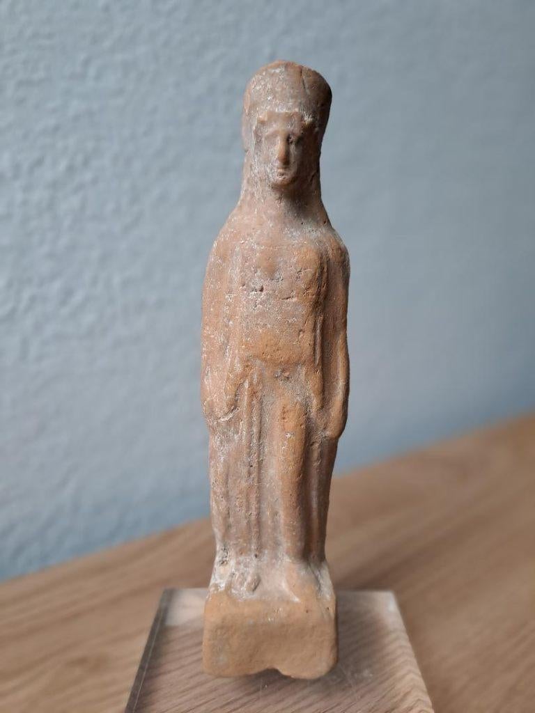 bodemvondst   grieks beeldje 5e eeuw voor christus, Ophalen of Verzenden