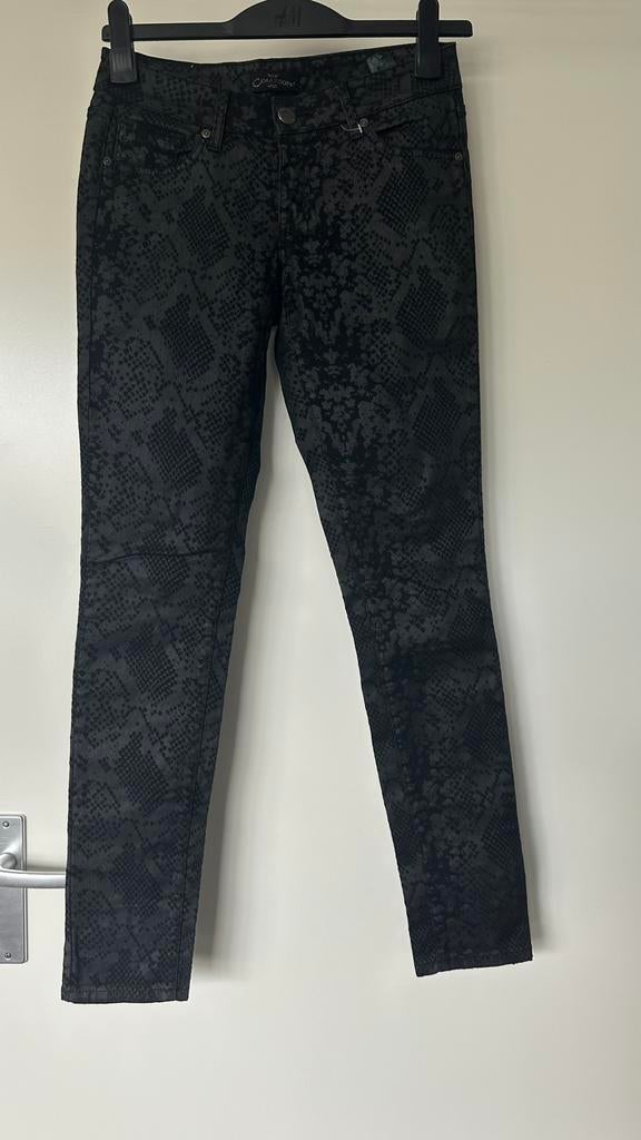 Skinny jeans, jeansmaat 29, slangenprint, Cimarron, Kleding | Dames, Zwart, Ophalen of Verzenden, Zo goed als nieuw, Maat 36 (S)